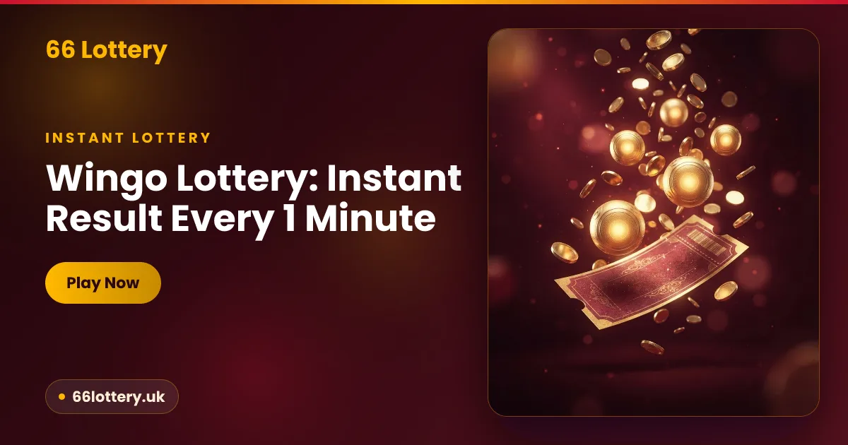 66 Lottery Wingo instant lottery — a fresh result every 60 seconds