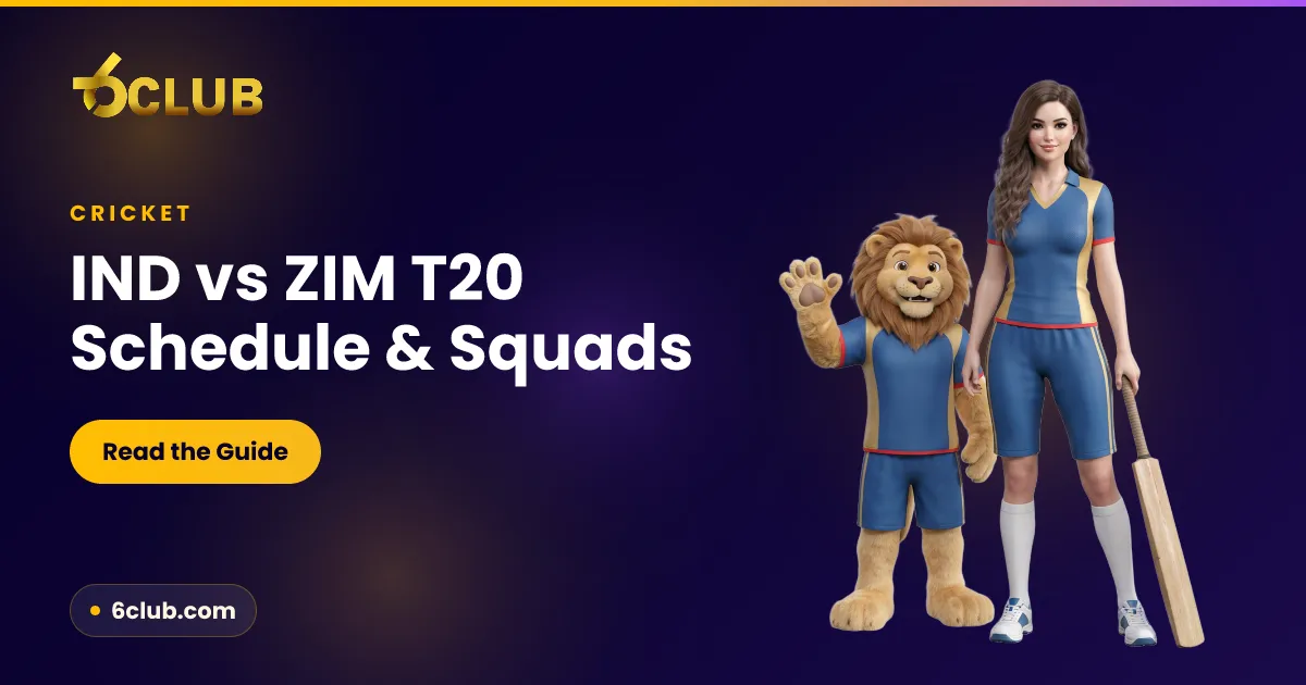 IND vs ZIM T20 2026: How to Track the Schedule & Squads