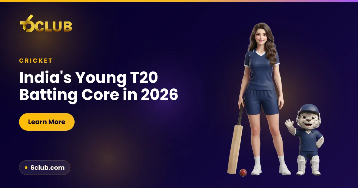 India’s Young T20 Batting Core in 2026: Abhishek, Tilak, Ishan, Dube and Co.
