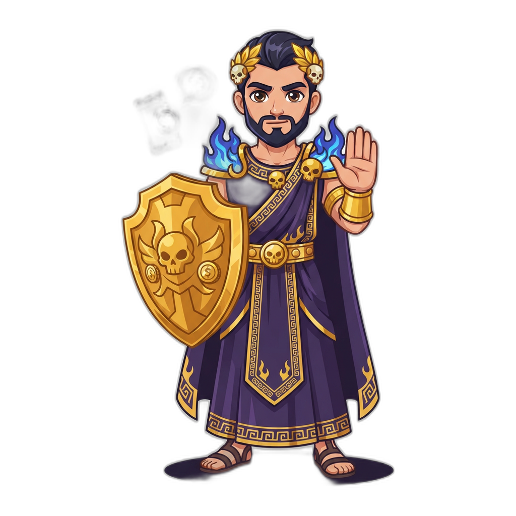 6Club mascot with a shield warning against withdrawal scams