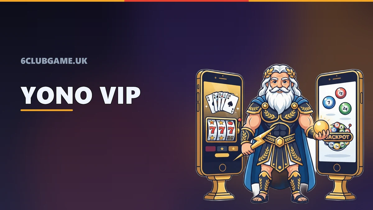Casino mascot comparing a rummy and slots app with a color prediction app on two phones