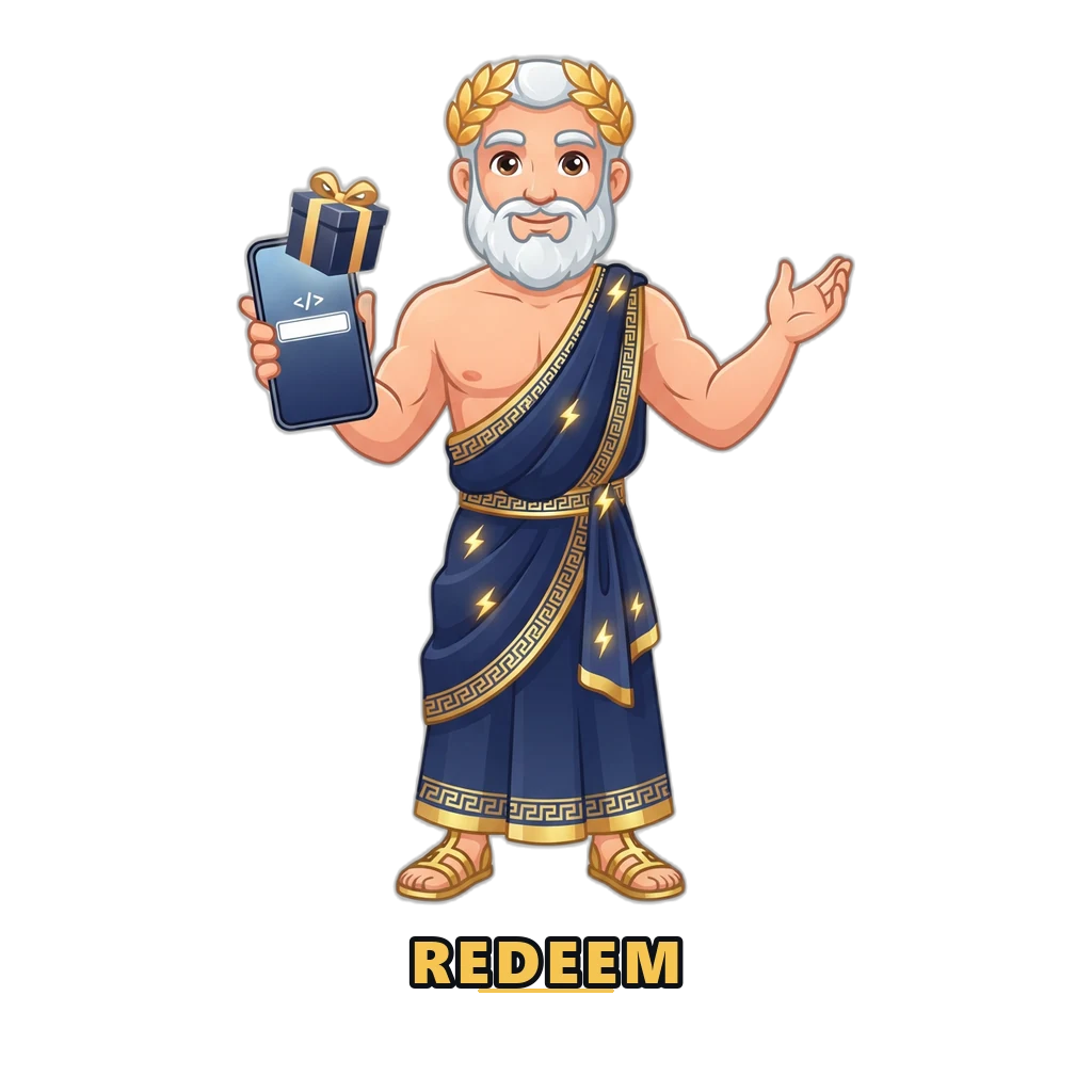 Entering a gift code in the redemption screen
