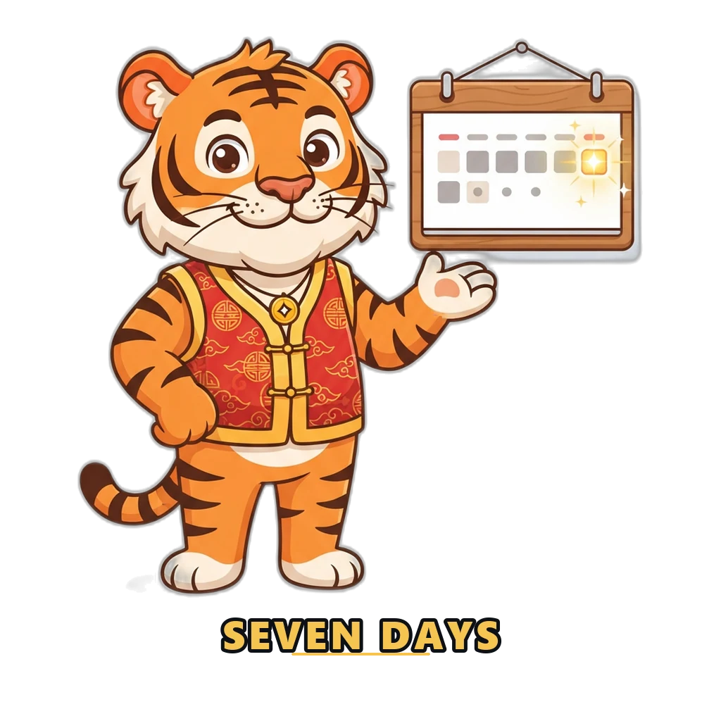The attendance bonus rewards seven consecutive check-in days