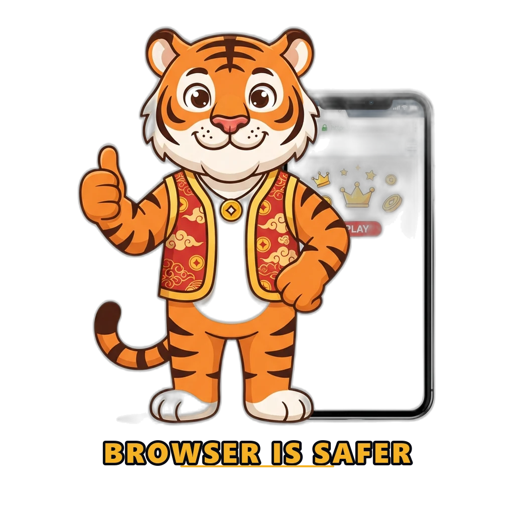 Playing in a mobile browser tab instead of installing an app