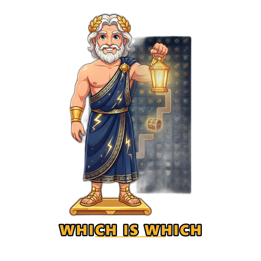Zeus mascot finding a clear path through the maze of lookalike names behind the 92 Game vs 92PKR question