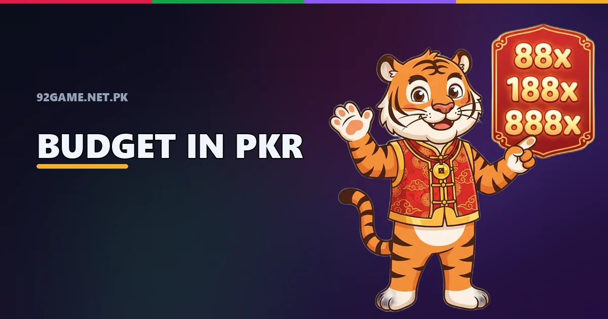 92 Game budget planning in PKR: an illustrative monthly figure split into sessions with stop rules