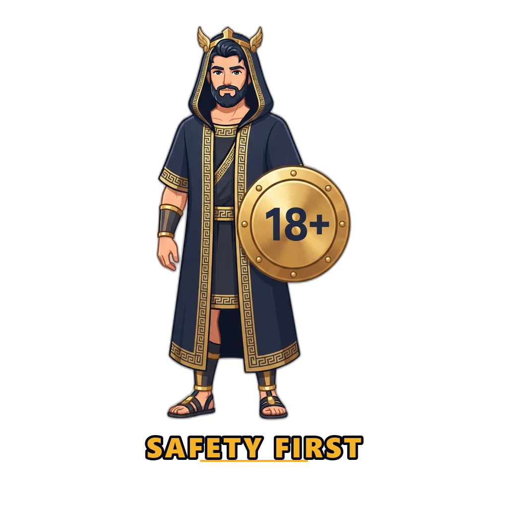 Mascot with an 18 plus shield introducing 92 Game safety questions