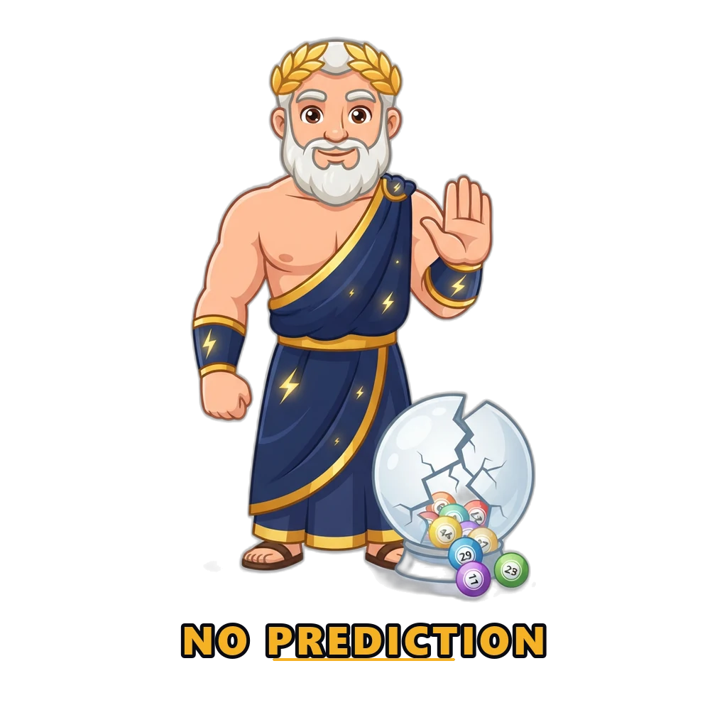 Casino mascot beside a cracked crystal ball illustrating why Wingo prediction fails