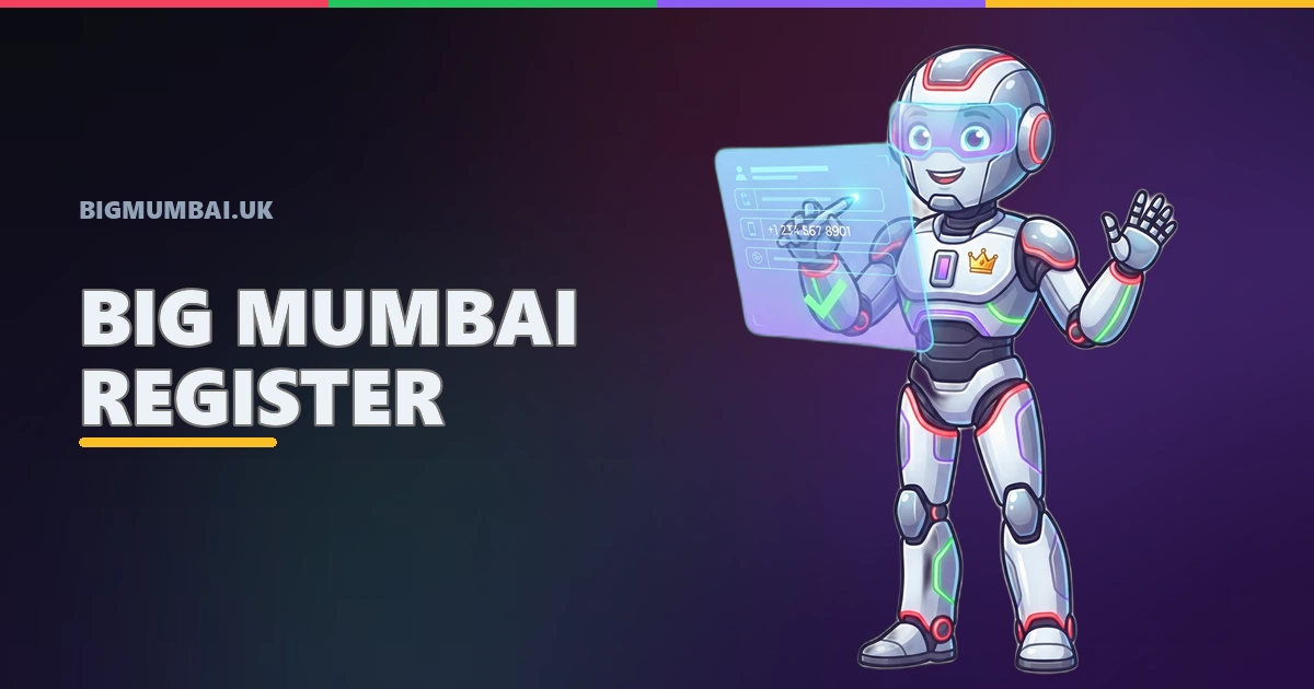 Creating a Big Mumbai account with a mobile number and password