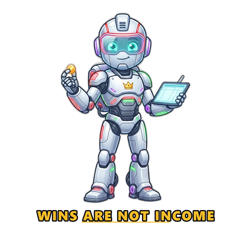 The difference between winning a single round and earning money reliably
