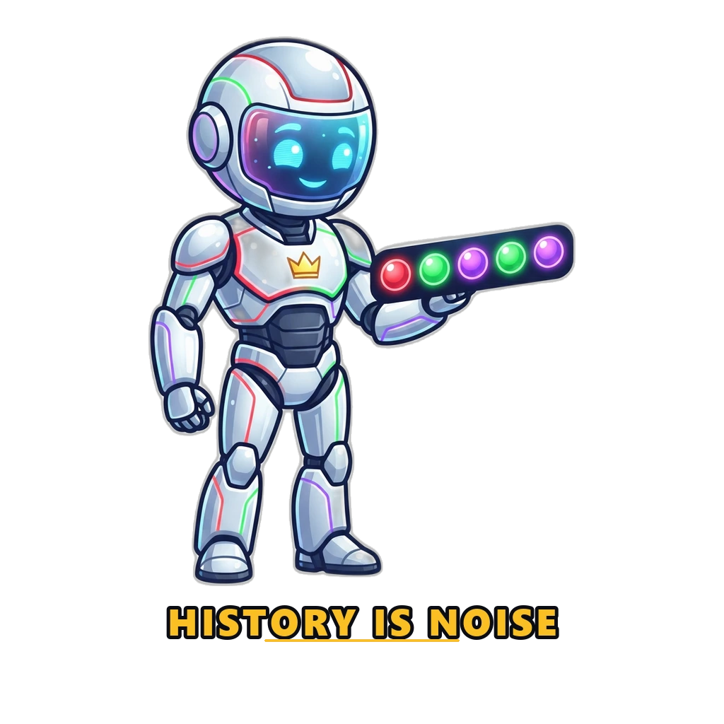 Why the colour result history strip does not predict the next round