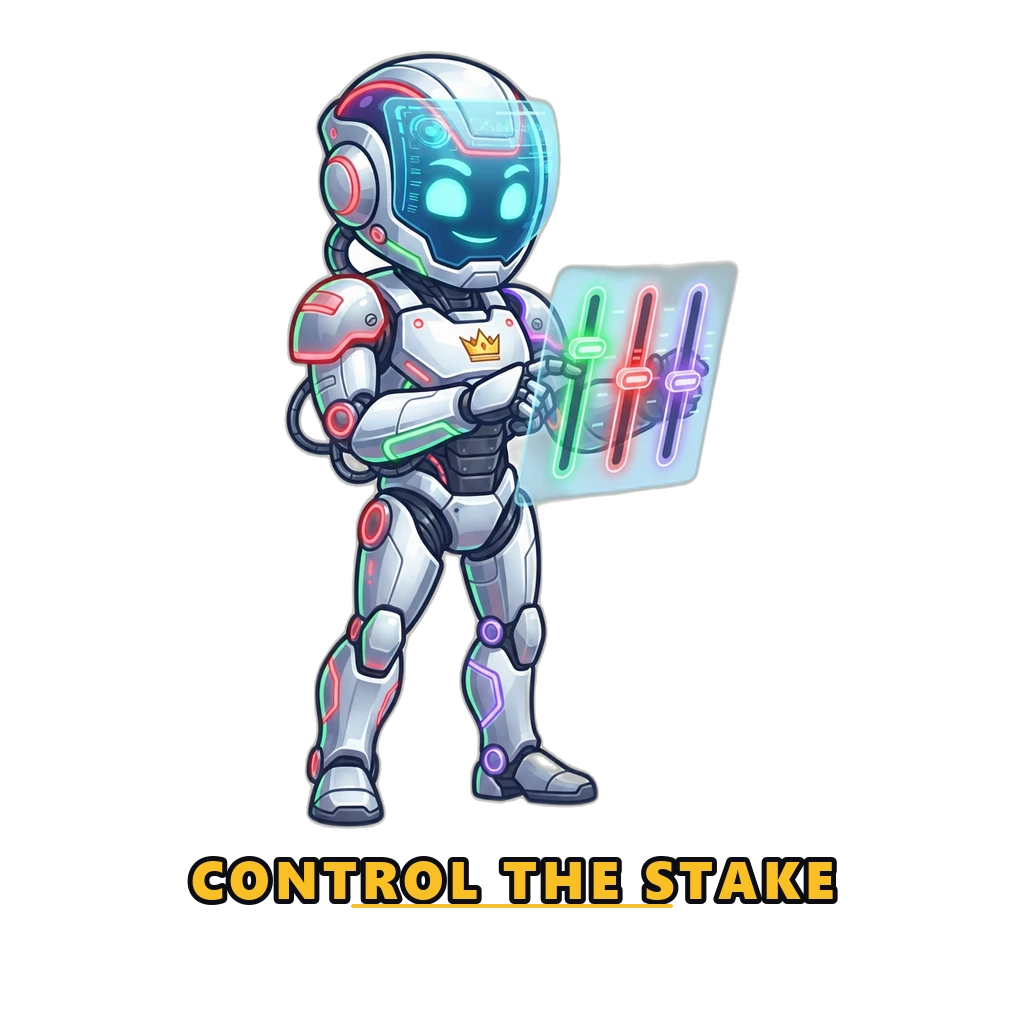 The stake, time and pace controls a player actually has