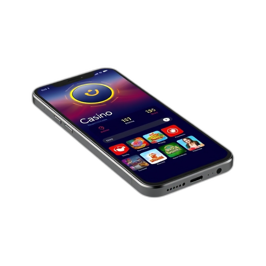 Phone home screen with the Dhani Win app icon and an open app lobby showing game tiles in a dark, gold-accented casino theme.