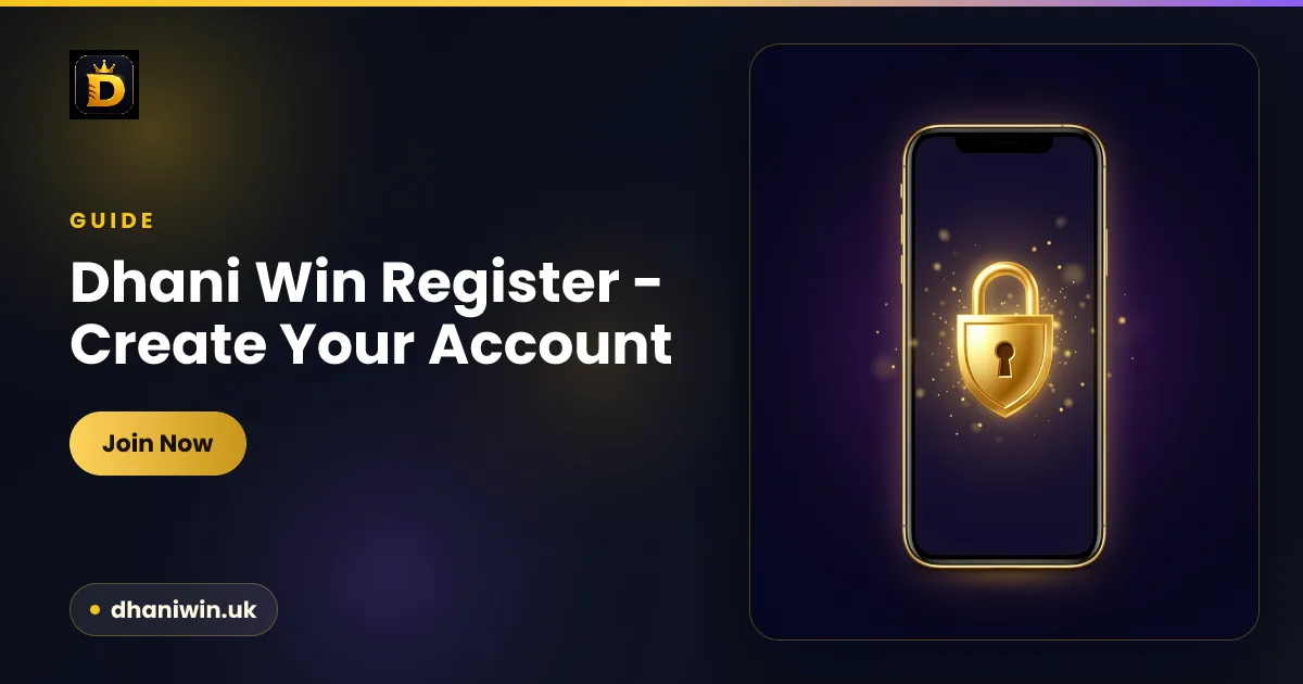 Dhani Win register guide — create your free account