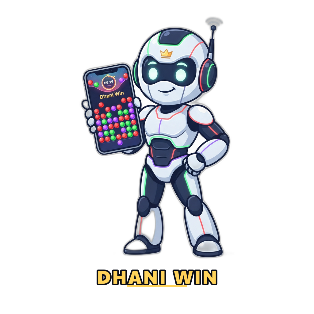 Dhani Win color prediction dashboard on mobile