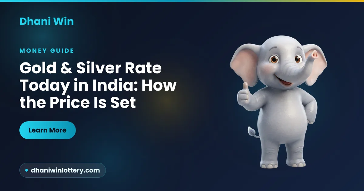 How the gold and silver rate today in India is built up from the international spot price, import duty, GST, purity and making charges