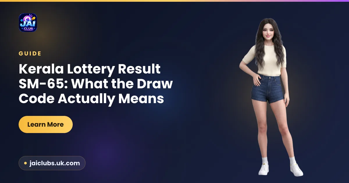 Kerala Lottery Result SM-65: The Draw Code Explained — Jai Club guide