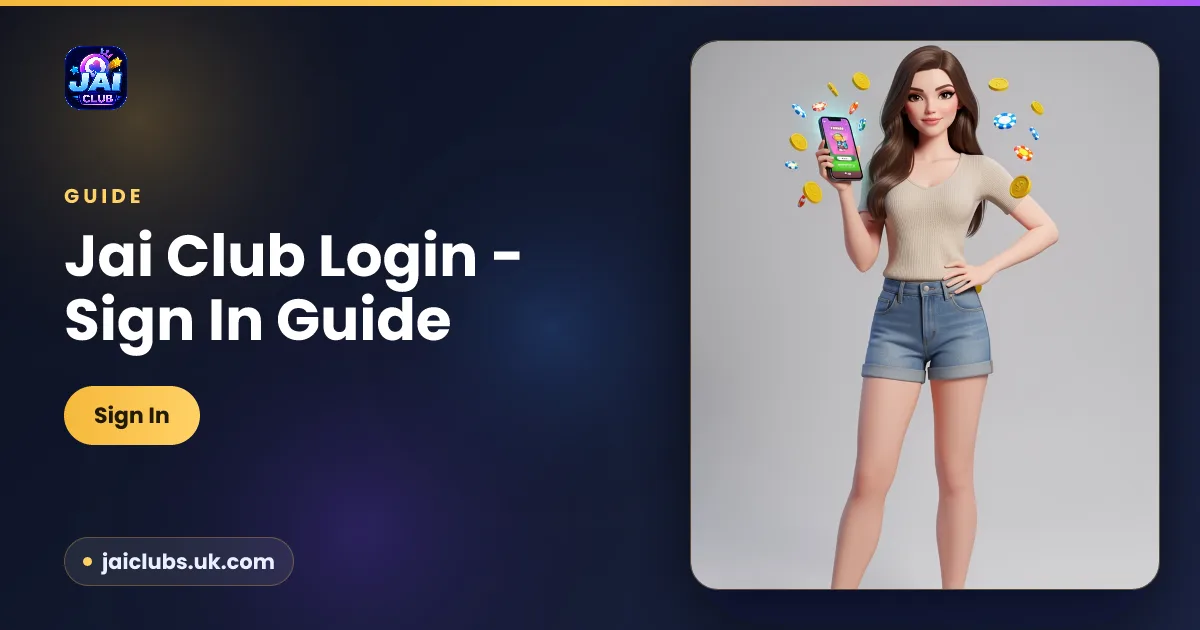 Jai Club login guide — access your account safely on web or app