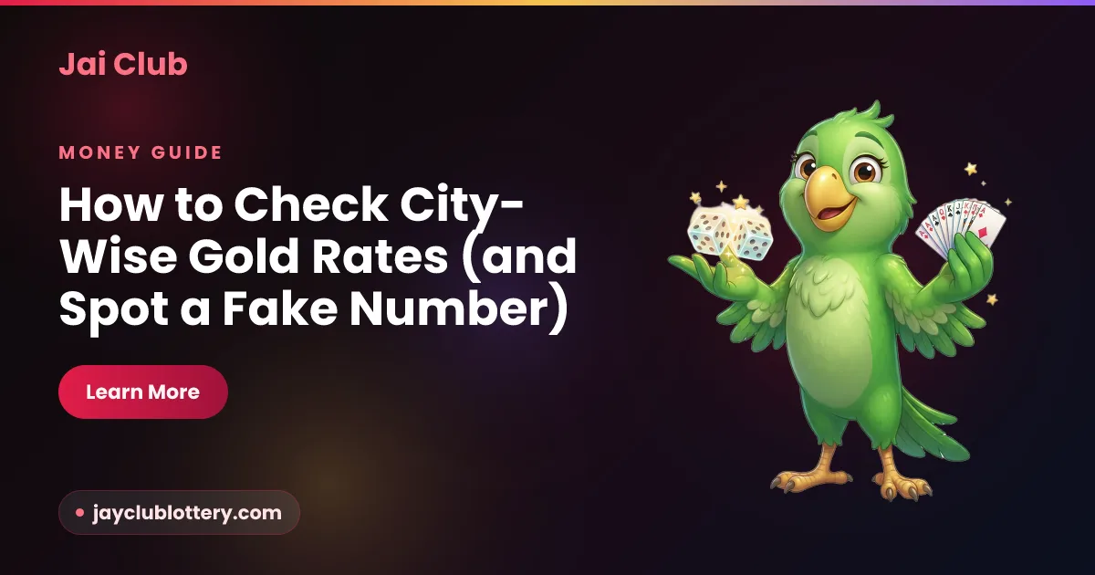 How to check city-wise gold rates in India and identify a fabricated or misleading price