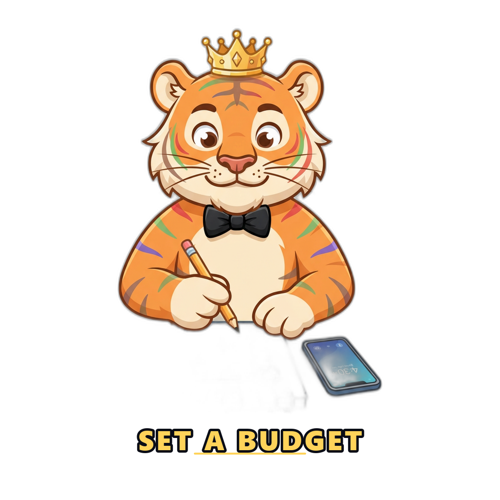 Setting a Wingo budget and time limit before playing