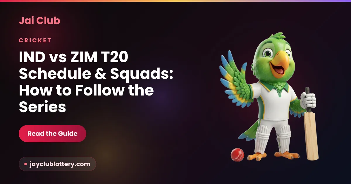IND vs ZIM T20 schedule and squads fan guide on Jai Club