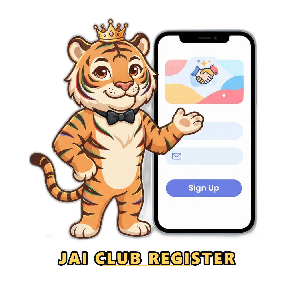 Jai Club register form for a new account on mobile