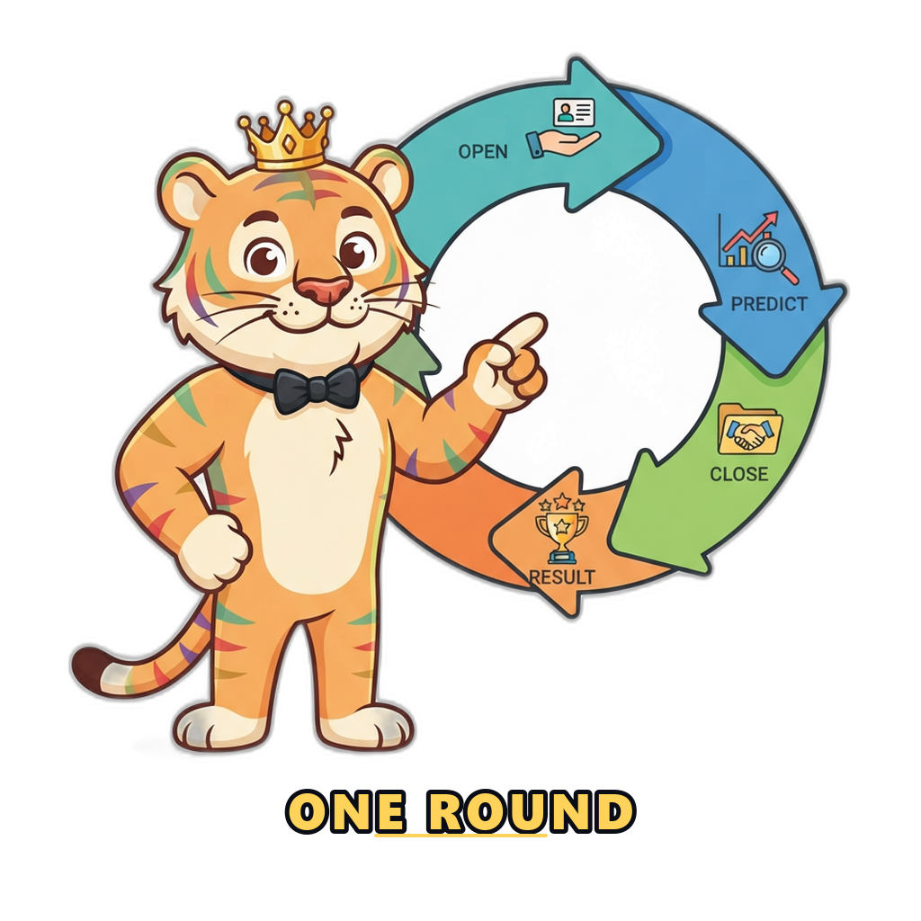 How a Jai Club color prediction round works step by step