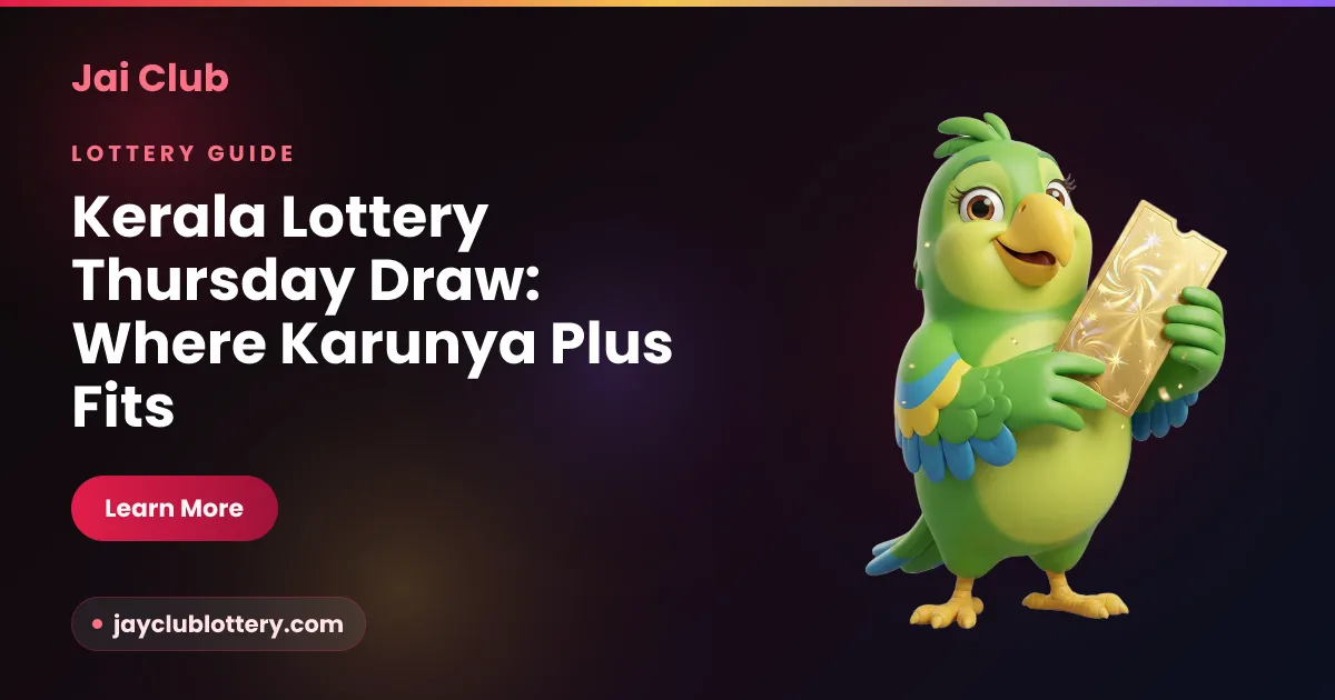 Weekly Kerala state lottery rota showing where the Thursday Karunya Plus KN draw sits