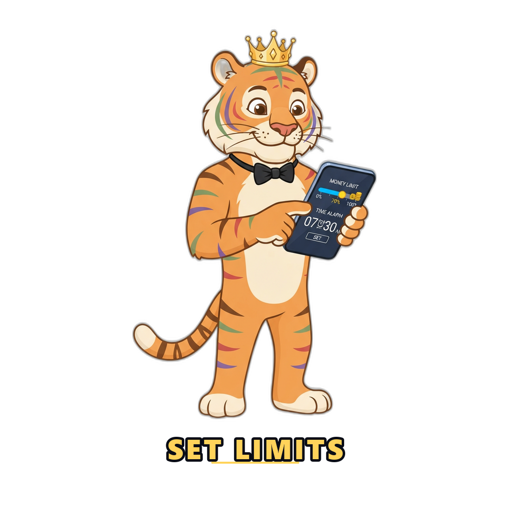 Setting money and time limits for safe gaming