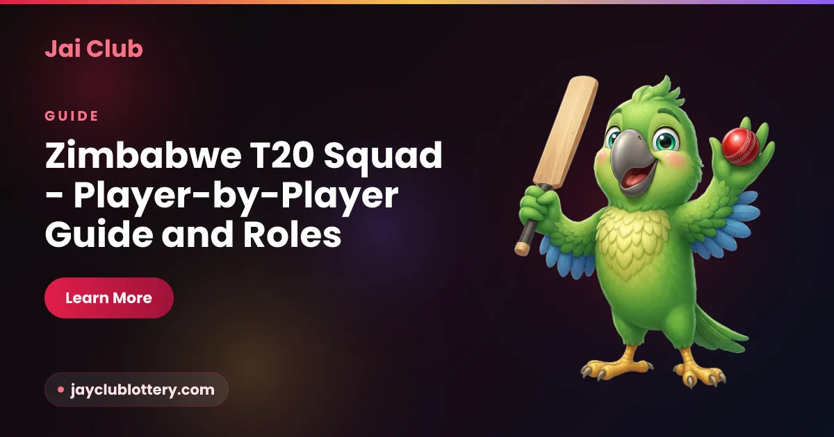 Jai Club player-by-player guide to the Zimbabwe T20 cricket squad roles for Indian fans