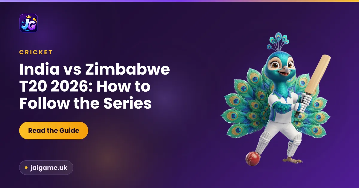 India vs Zimbabwe T20 2026 — how to follow the series and where to watch