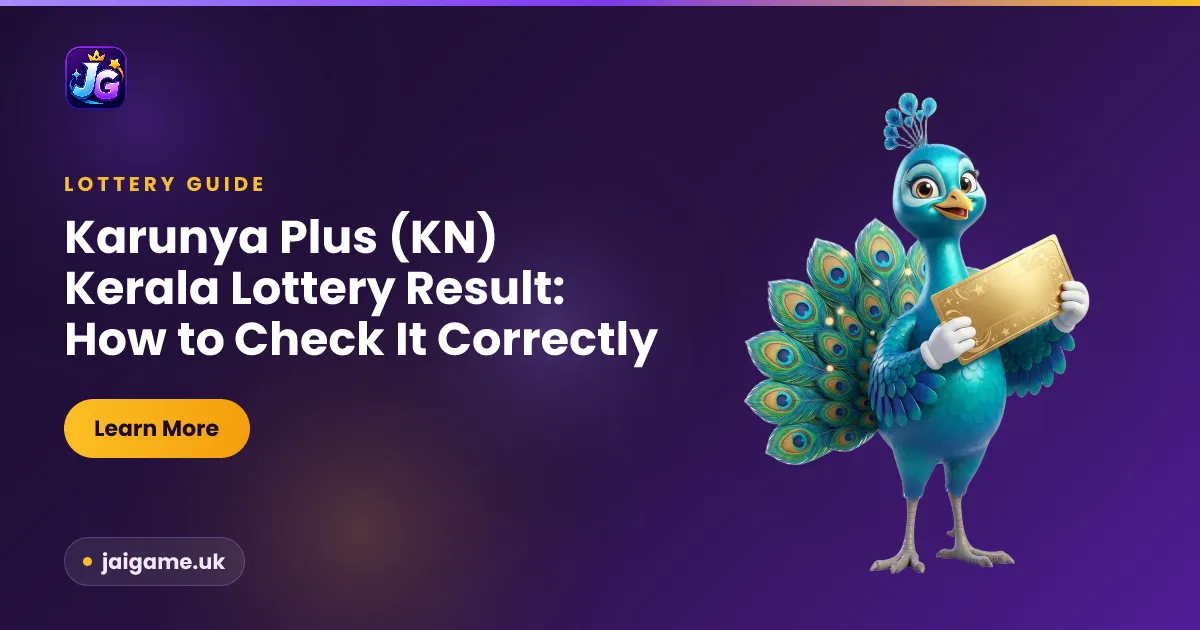 Karunya Plus KN Kerala lottery result — checking a Thursday draw ticket against the official winning list