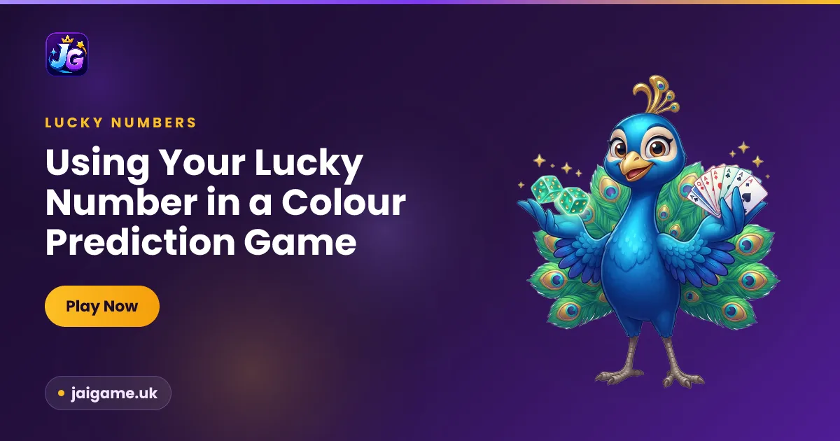 Using a lucky number in a colour prediction game