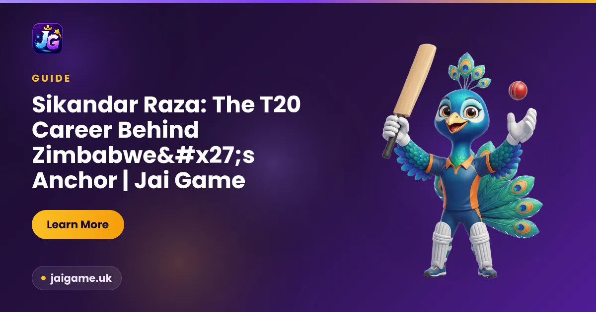 Sikandar Raza T20 career — a senior all-rounder bowling off-spin in a floodlit Twenty20 international