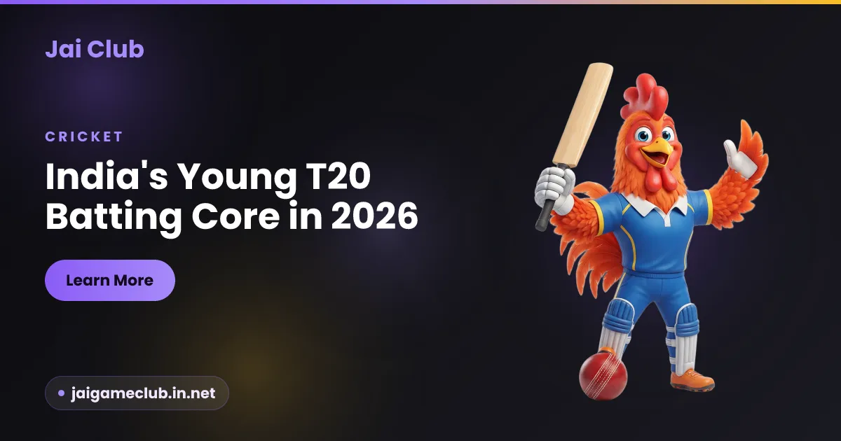 India's young T20 batting core in 2026 — a fan guide to the next generation, by Jai Club