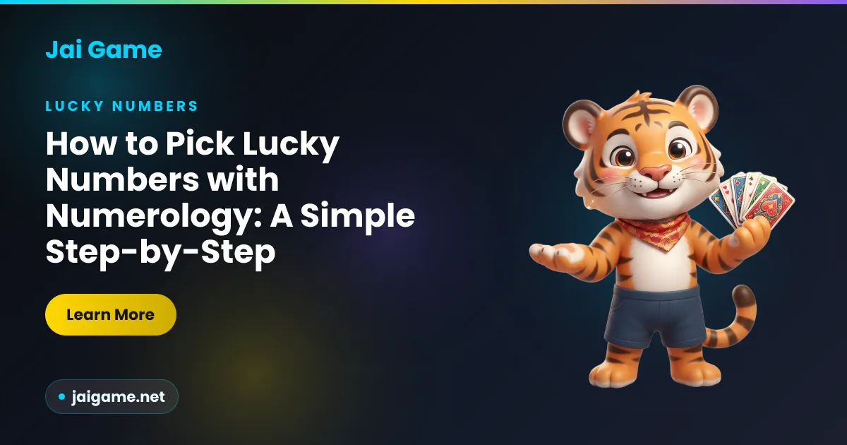 How to pick lucky numbers using numerology step by step guide on Jai Game