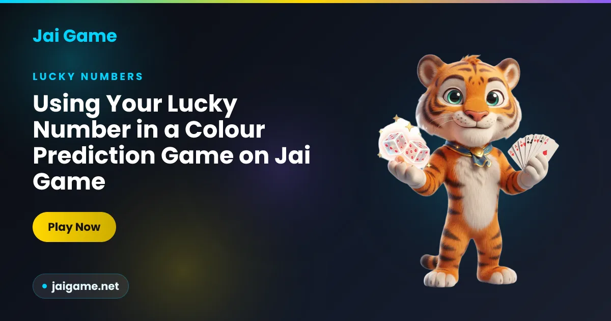 Using your lucky number in the Wingo colour prediction game on Jai Game