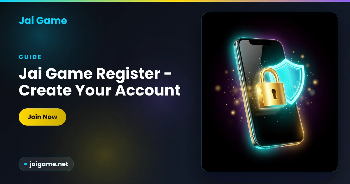 Jai Game register guide — create your account with OTP verification