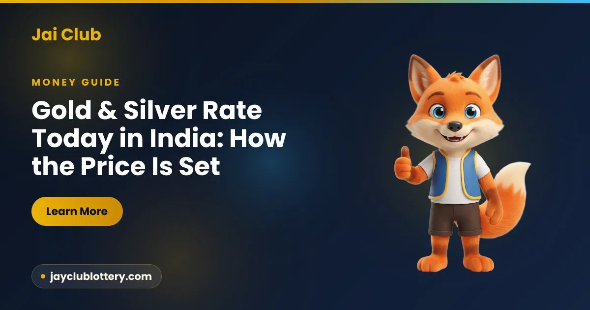 Gold & Silver Rate Today in India — How the Price Is Actually Set