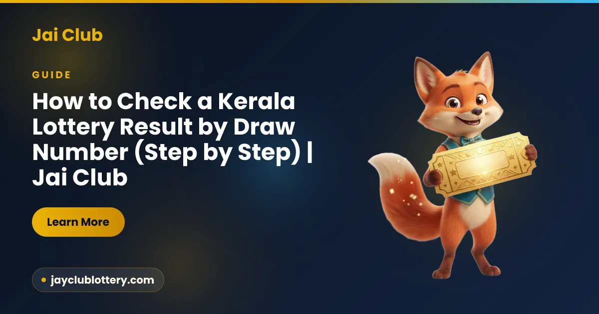 How to Check a Kerala Lottery Result by Draw Number