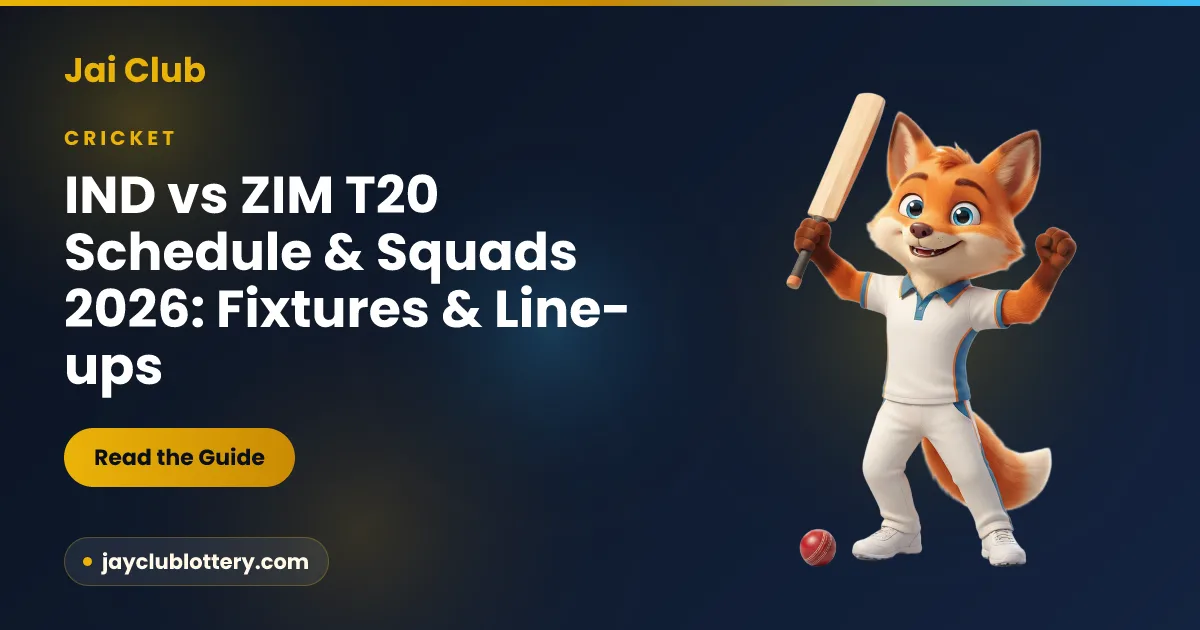 IND vs ZIM T20 Schedule & Squads 2026: Fixtures, Venues & Line-ups