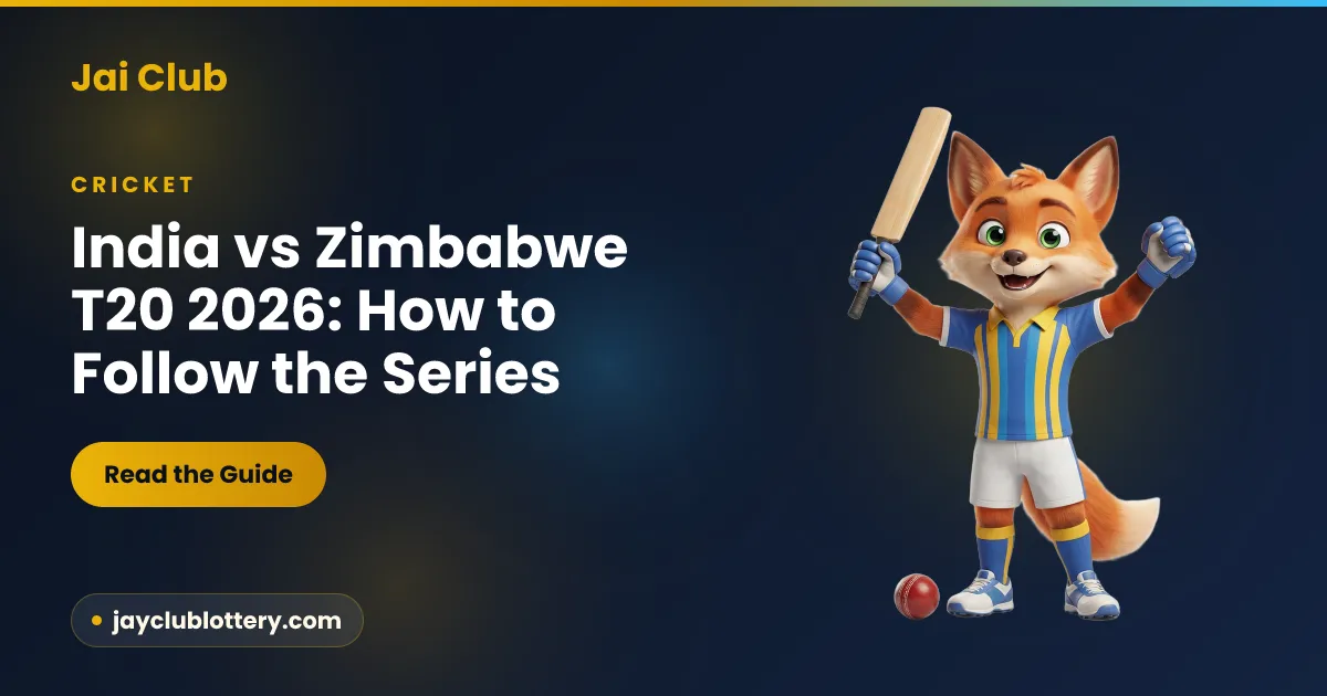 India vs Zimbabwe T20 2026: How to Follow the Series & Where to Watch