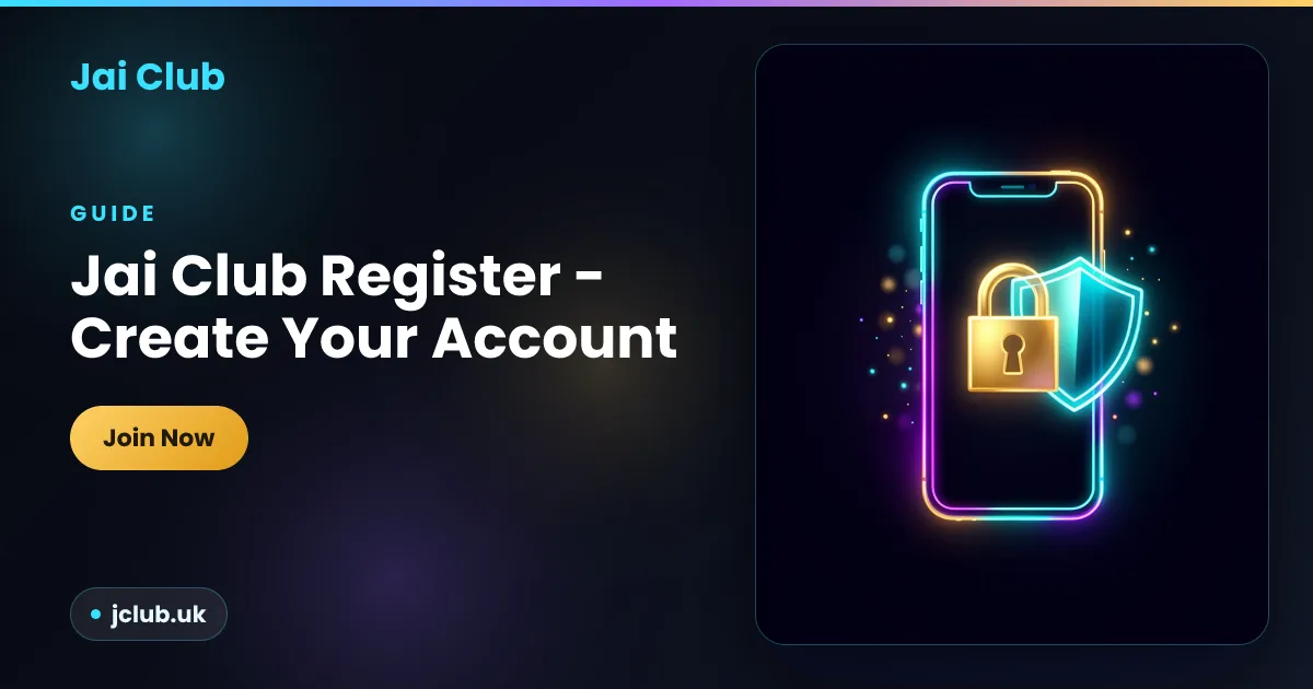 Jai Club register guide — create your account step by step