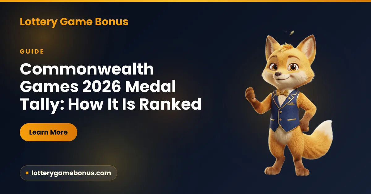 Commonwealth Games 2026 medal tally explained for India — how the gold-first ranking works and where the official live board is published, a guide by Lottery Game Bonus