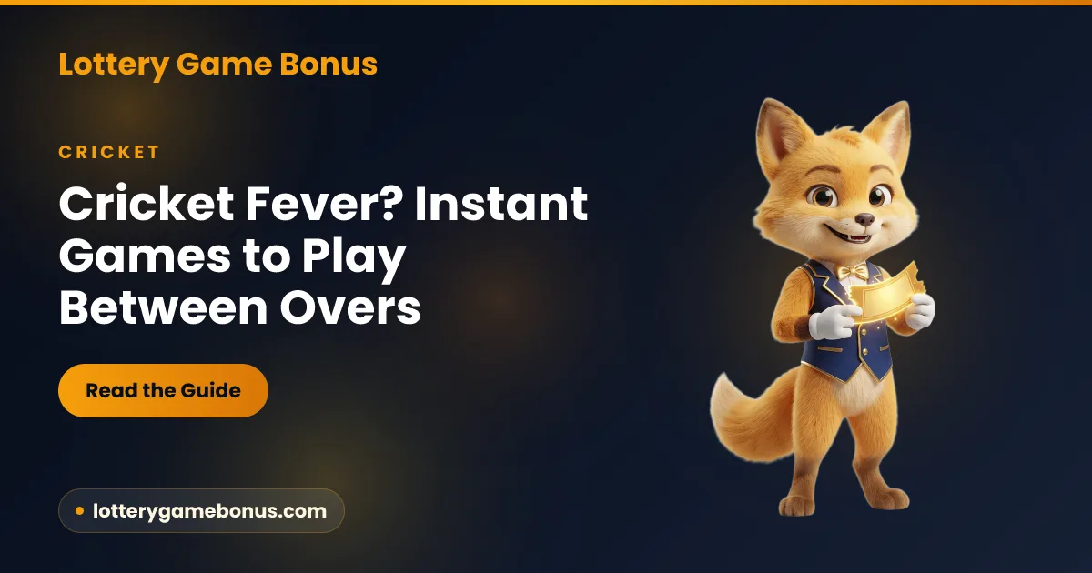 Cricket fever? Instant games to play between overs — the 1-minute Wingo and colour prediction games on Lottery Game Bonus