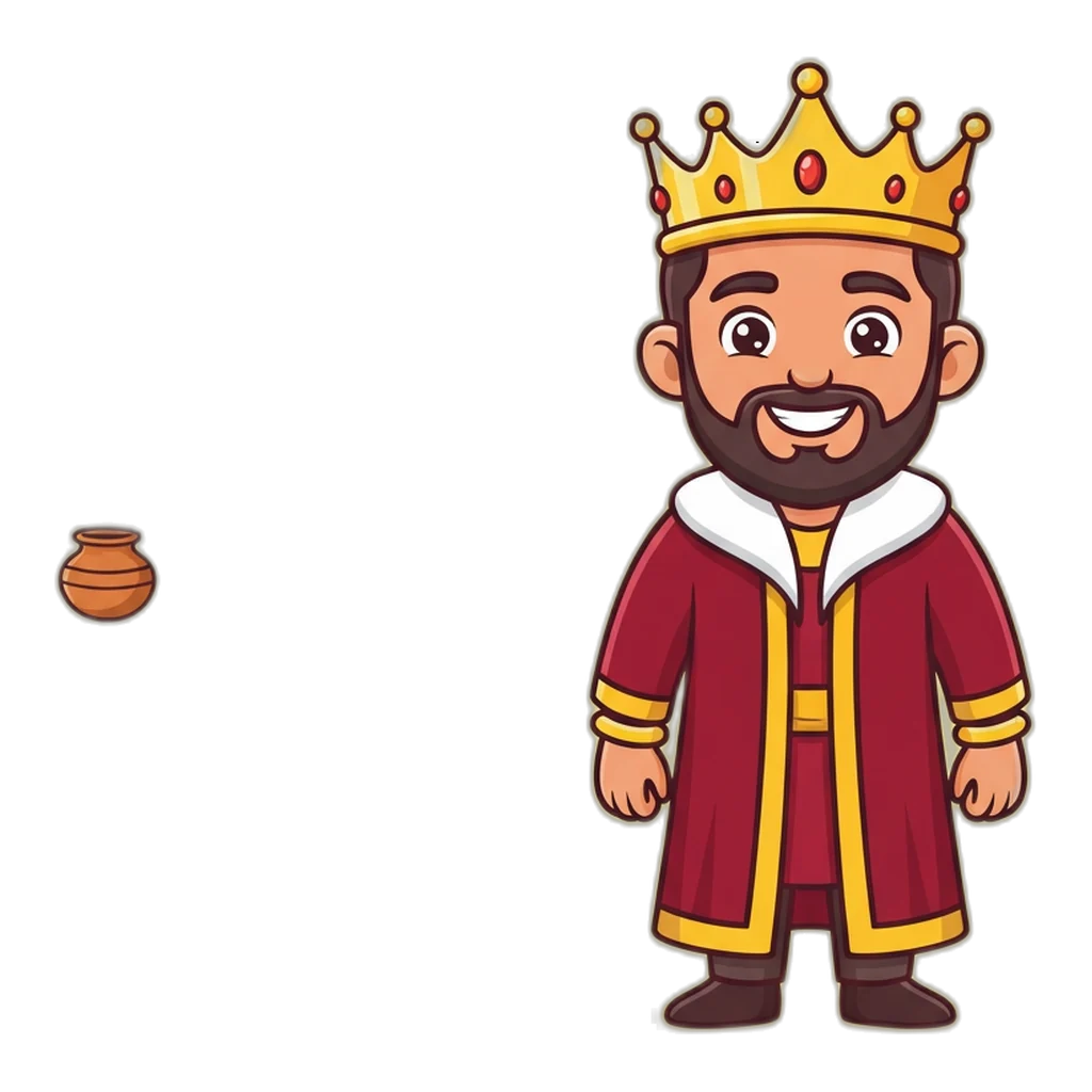 Cartoon king mascot beside a timeline from the Mumbai matka pot to the Delhi-area Satta King game draws