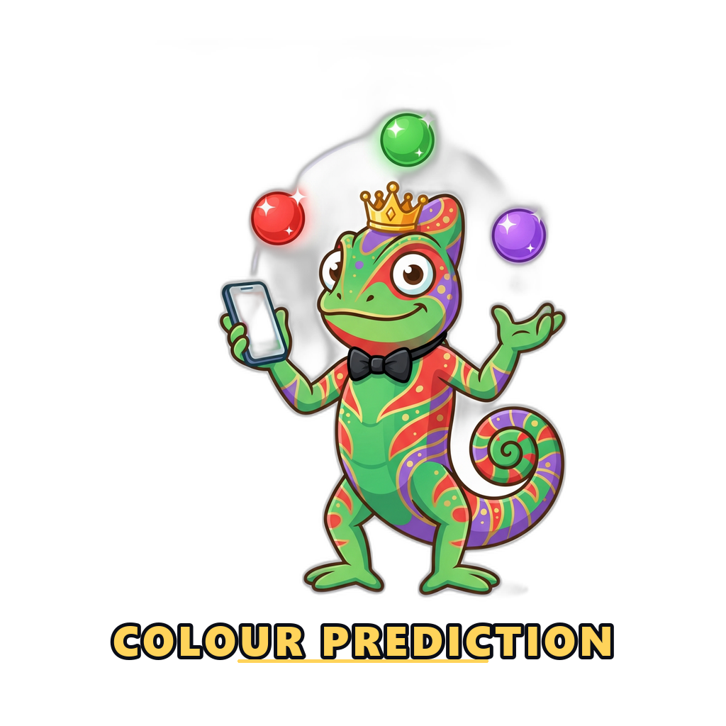 Mascot introducing the 66 Lottery colour prediction red green violet game