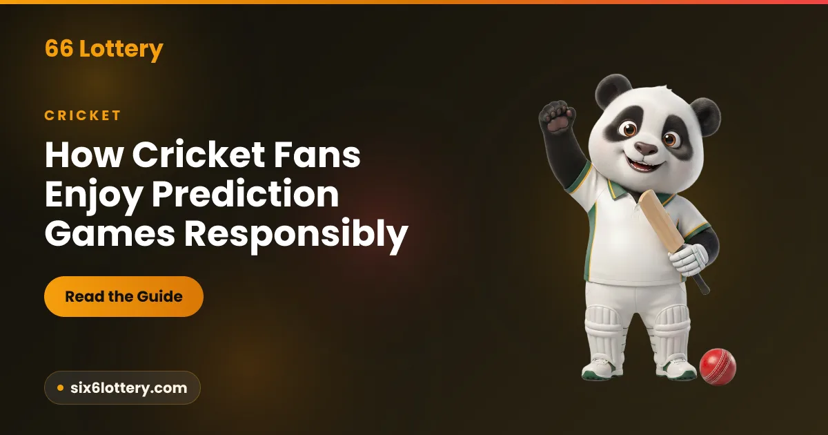 Cricket fans and prediction games illustration: friends watching a match together with a budget note and a random colour-number game shown separately