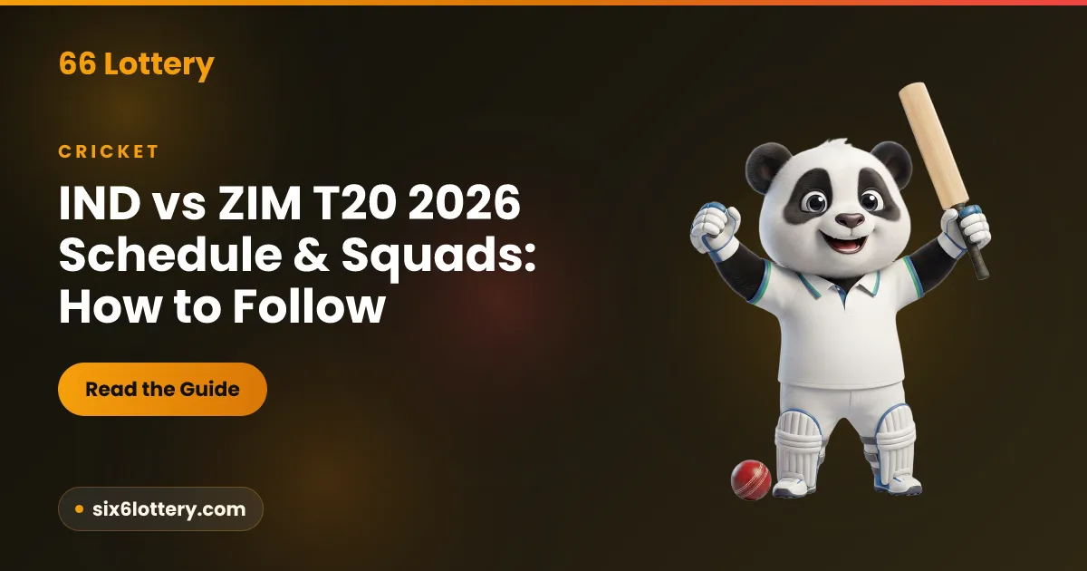 IND vs ZIM T20 schedule and squads illustration: a fixtures board and two team sheets with a note to confirm on official sources