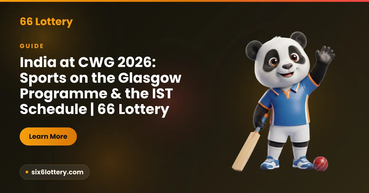 Commonwealth Games Glasgow 2026 schedule illustration with sport icons for athletics, weightlifting, boxing and gymnastics beside a clock showing a time-zone conversion